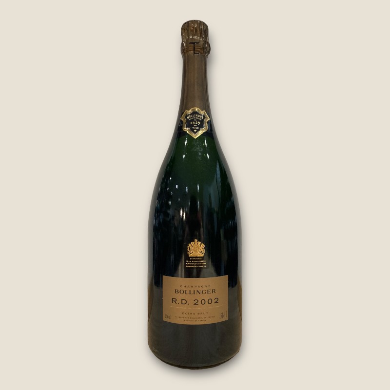 champagne bollinger RD 2002 magnum